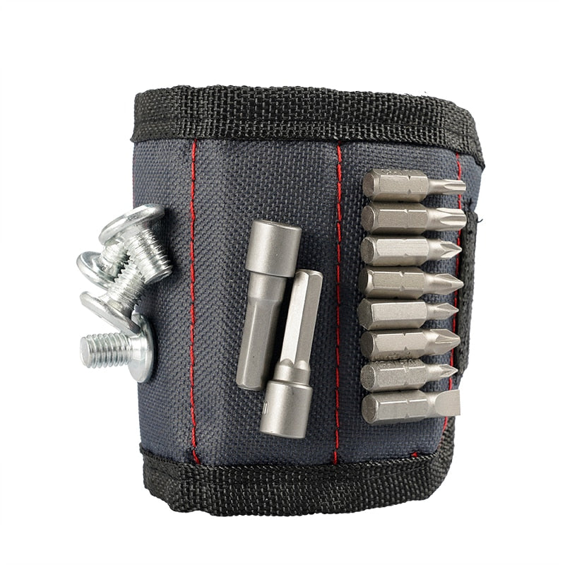 Magnetische armband voor schroeven, gereedschap en spijkers