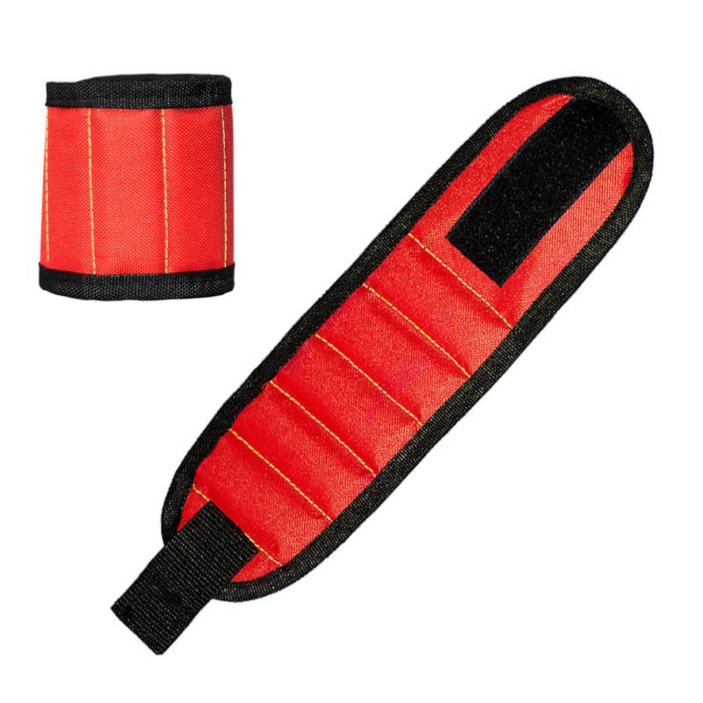 Magnetische armband voor schroeven, gereedschap en spijkers