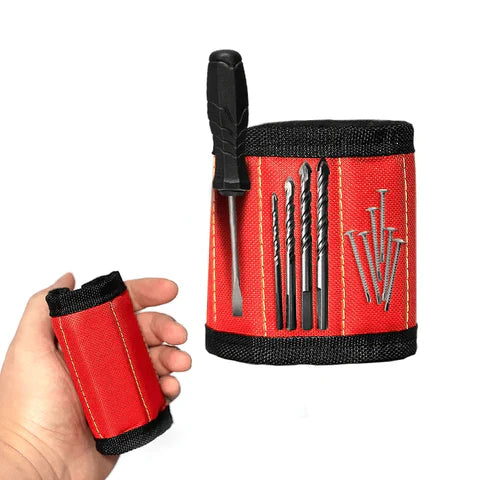 Magnetische armband voor schroeven, gereedschap en spijkers