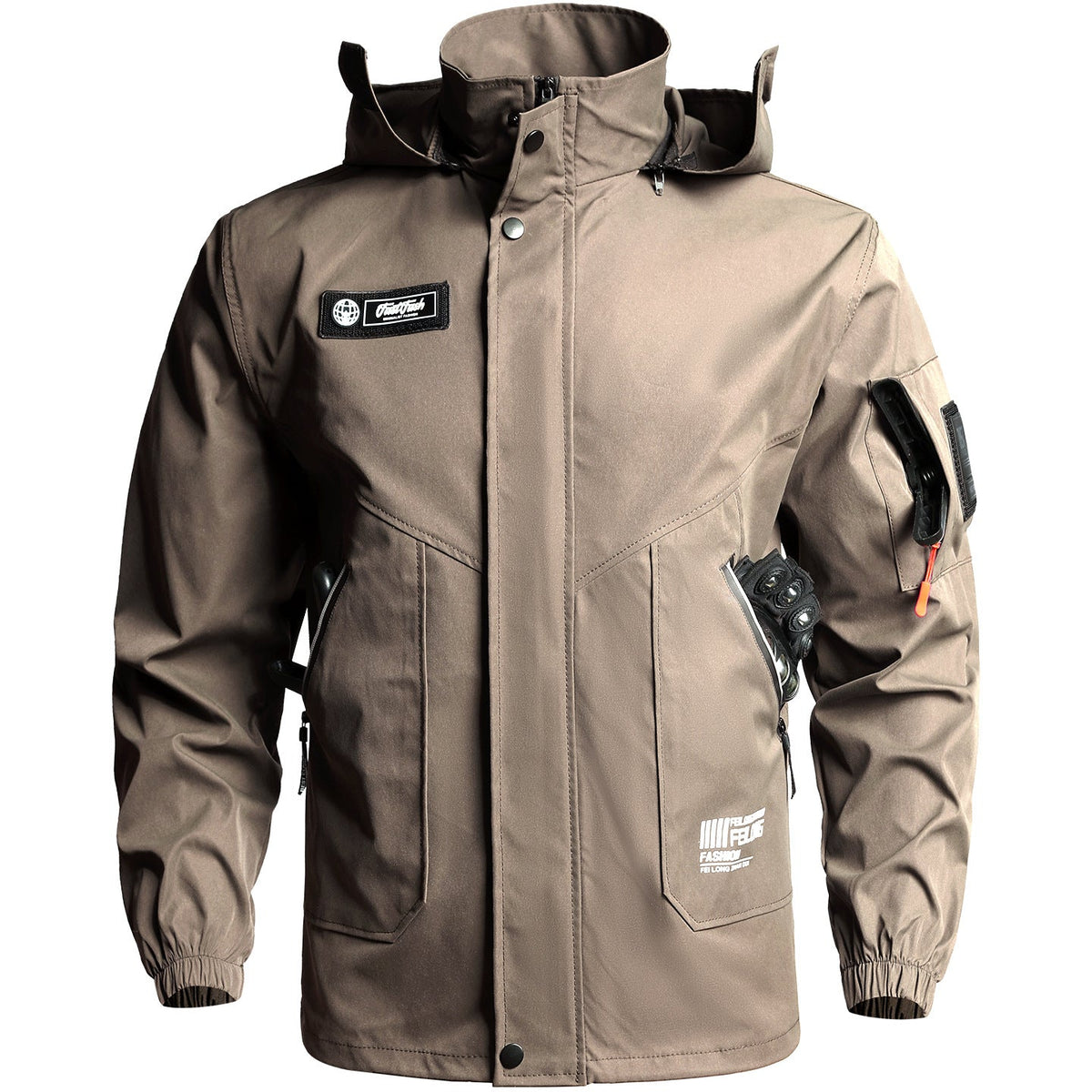 Tactische softshell werkkledingset voor heren – Jas en cargobroek met meerdere zakken