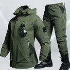 Water- en winddichte tactische softshell herenset – Jas en broek
