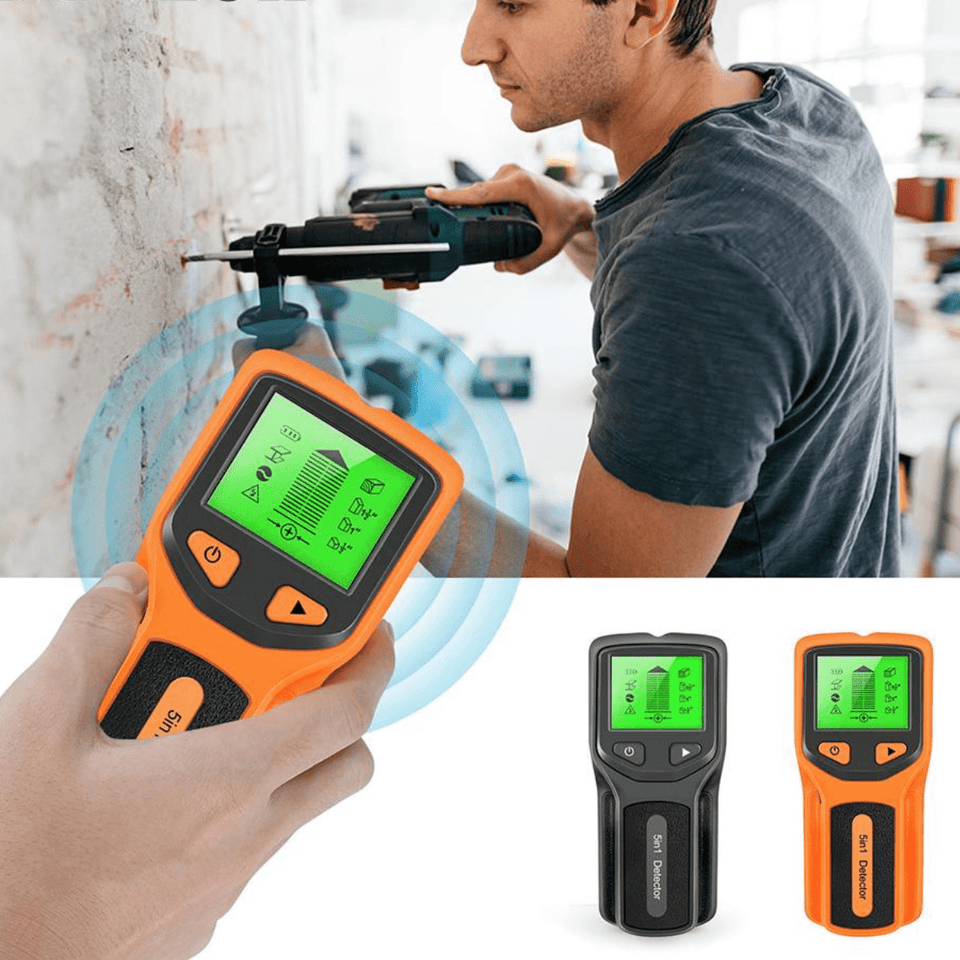 Professionele Muurdscanner voor Metaal, PVC, Hout en Bedrading