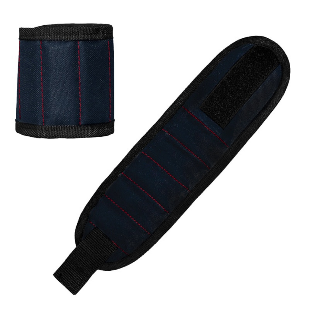 Magnetische armband voor schroeven, gereedschap en spijkers