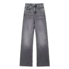 Grijze Damesbroek Wide Leg