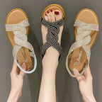 Vrouwelijke Orthopedische Lederen Sandalen - OrthoGlam