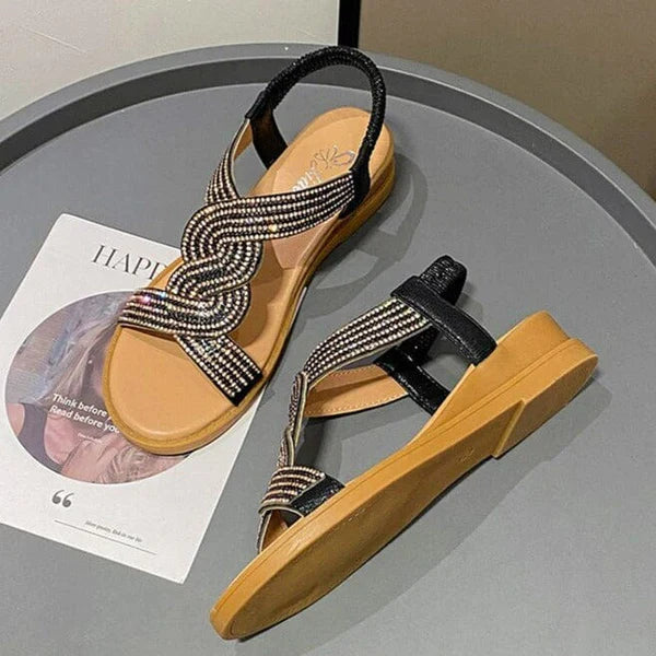 Vrouwelijke Orthopedische Lederen Sandalen - OrthoGlam