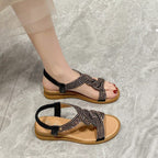 Vrouwelijke Orthopedische Lederen Sandalen - OrthoGlam