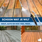 Super Hoge Druk Tuinslang 2-in-1