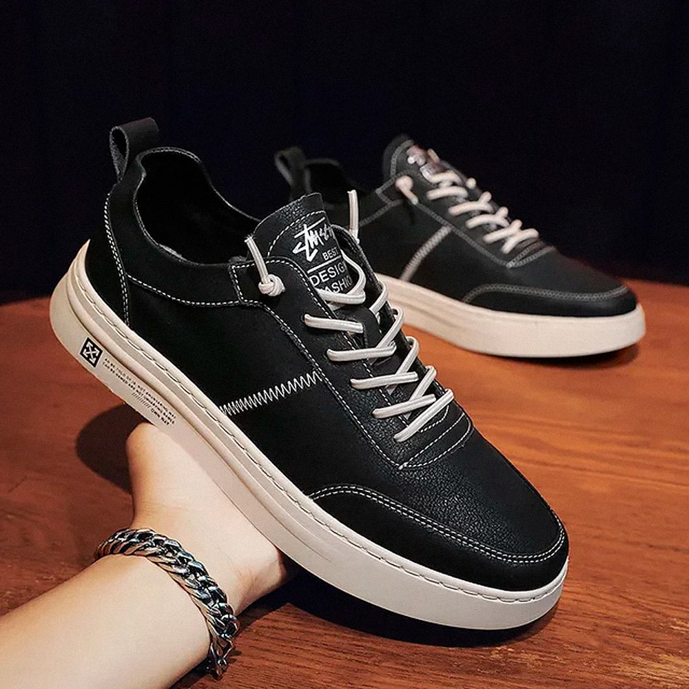 Herensneakers Casual van Leer - UrbanFlex