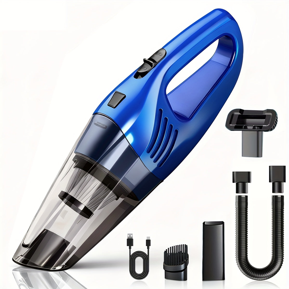 TurboVac Pro | Draadloze Auto Stofzuiger