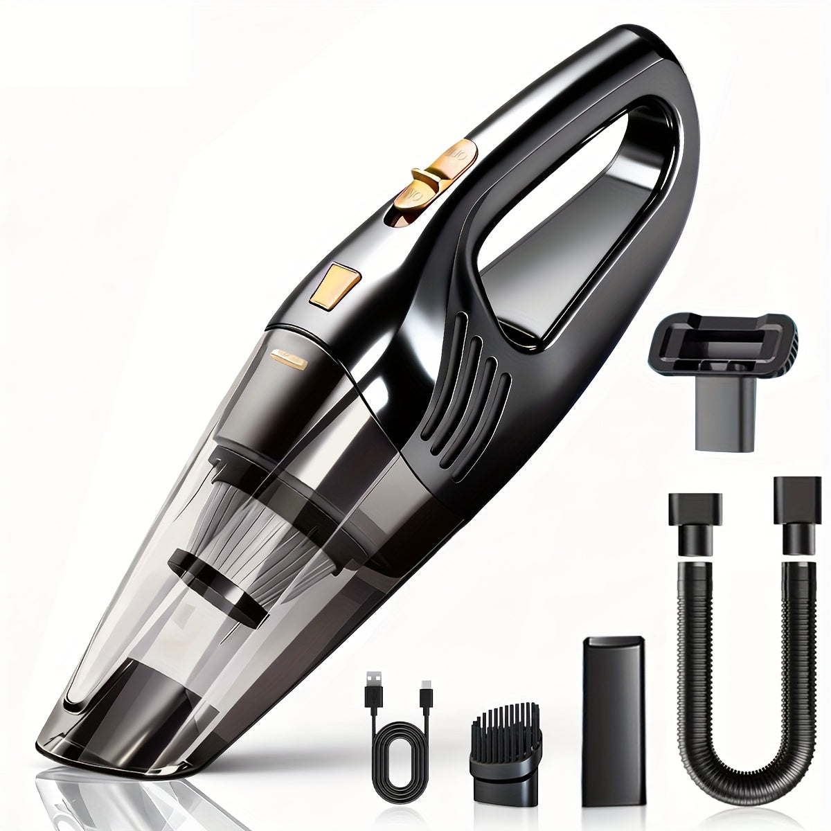 TurboVac Pro | Draadloze Auto Stofzuiger
