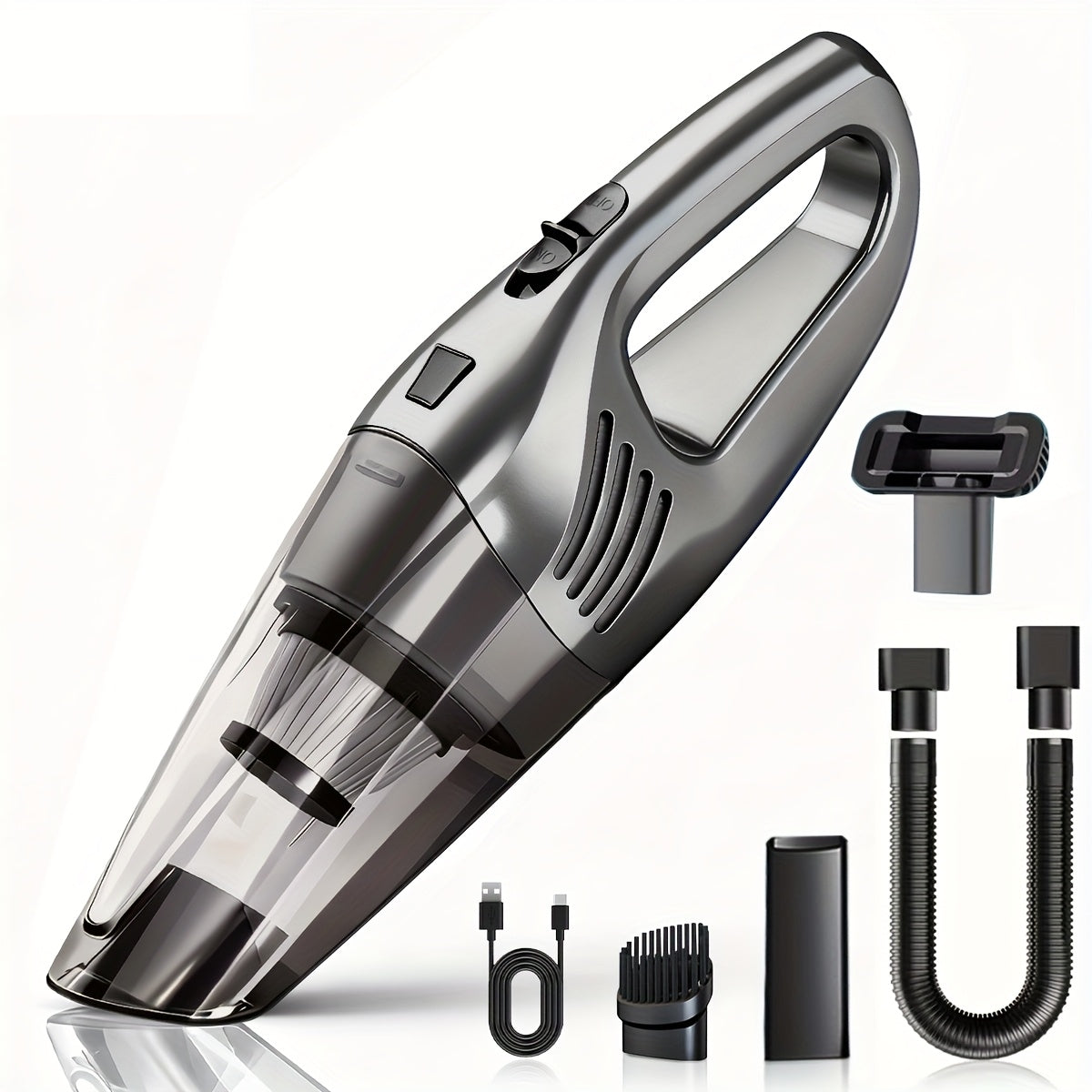 TurboVac Pro | Draadloze Auto Stofzuiger