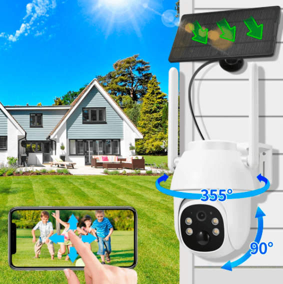 Zonne-energie Beveiligingscamera Solar Max [ULTRA HD 4K]