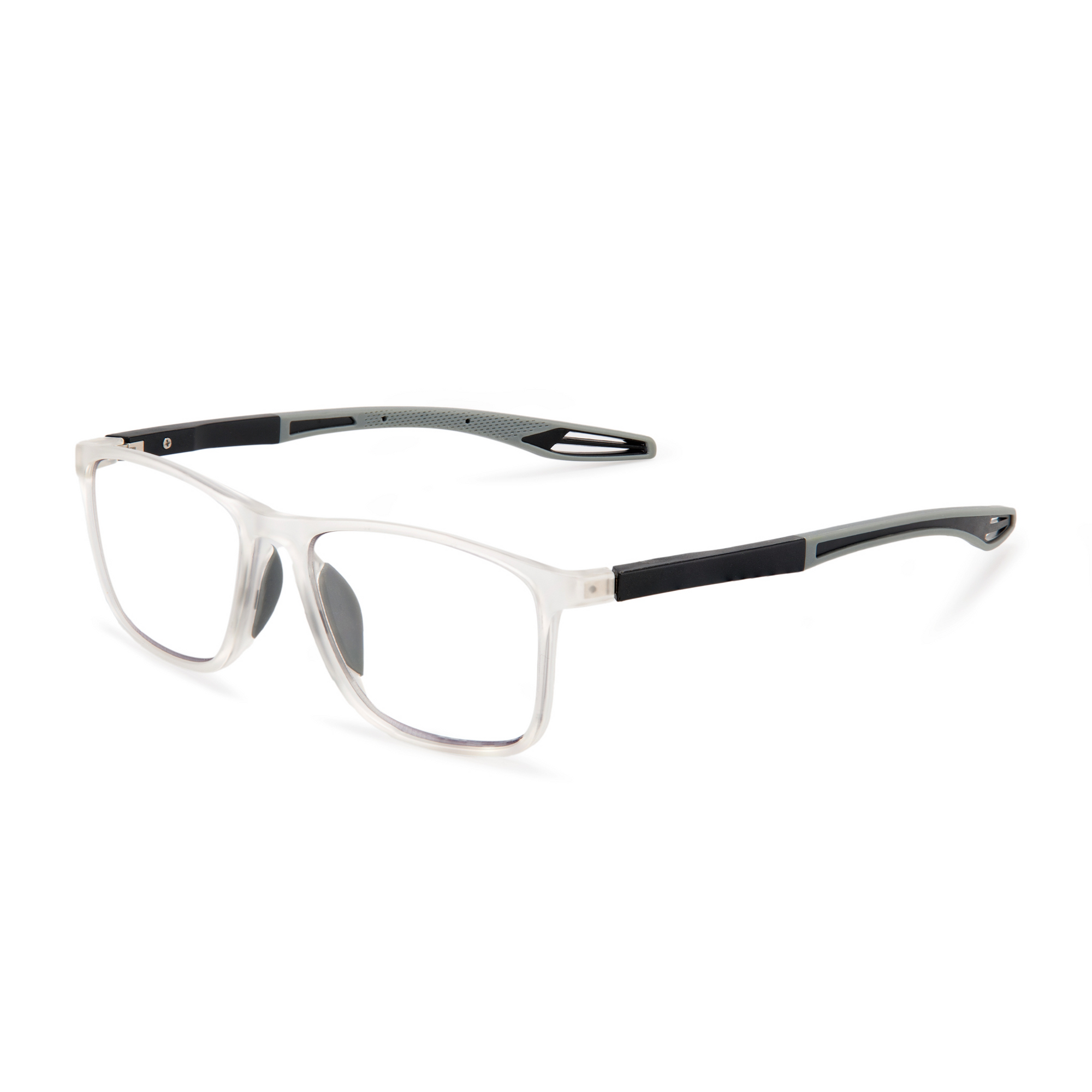 SPORTIEVE TR VIERKANTE ULTRALICHTE LEESBRIL MET BLAUWLICHTFILTER