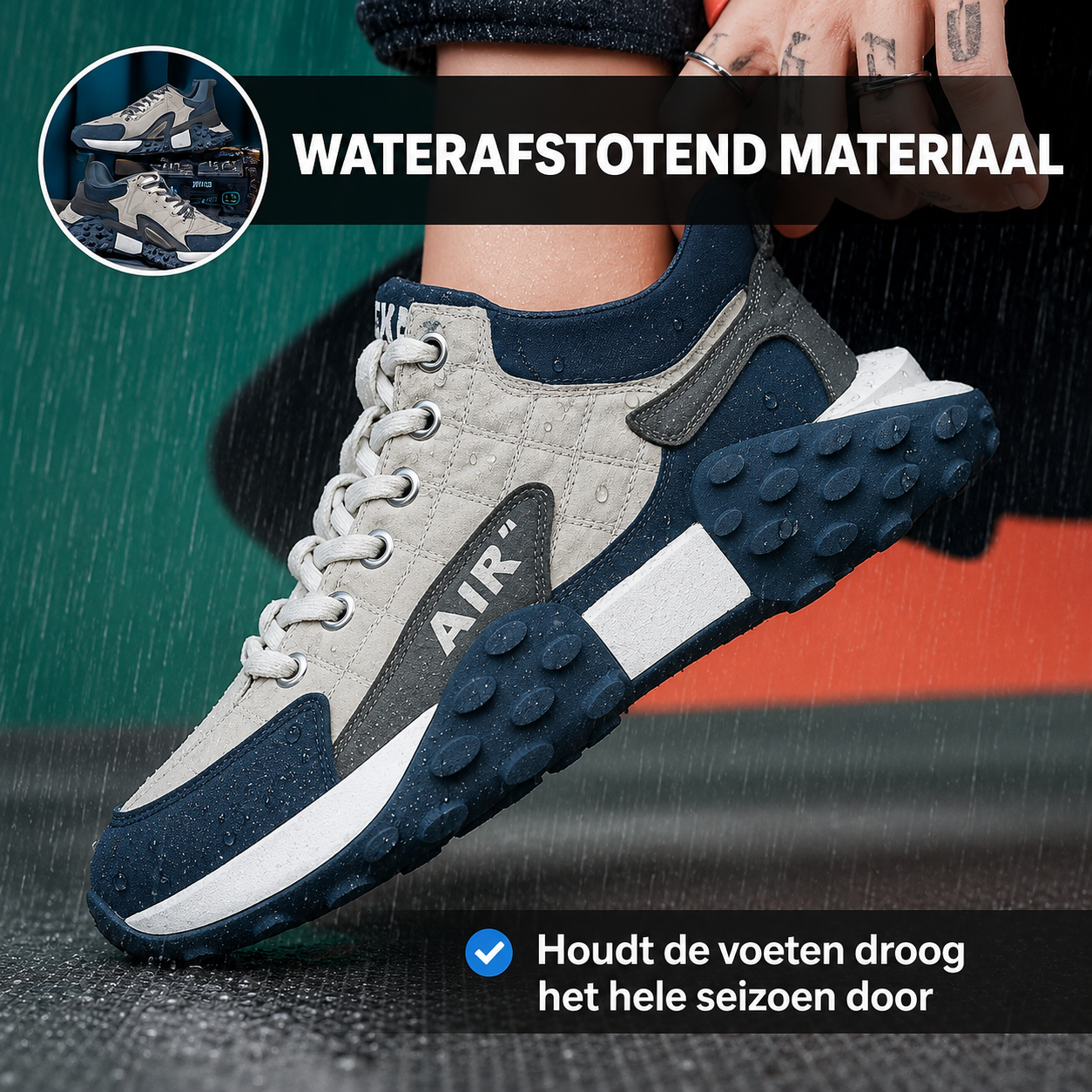 Flex Air-schoenen – Waterafstotend en antislip
