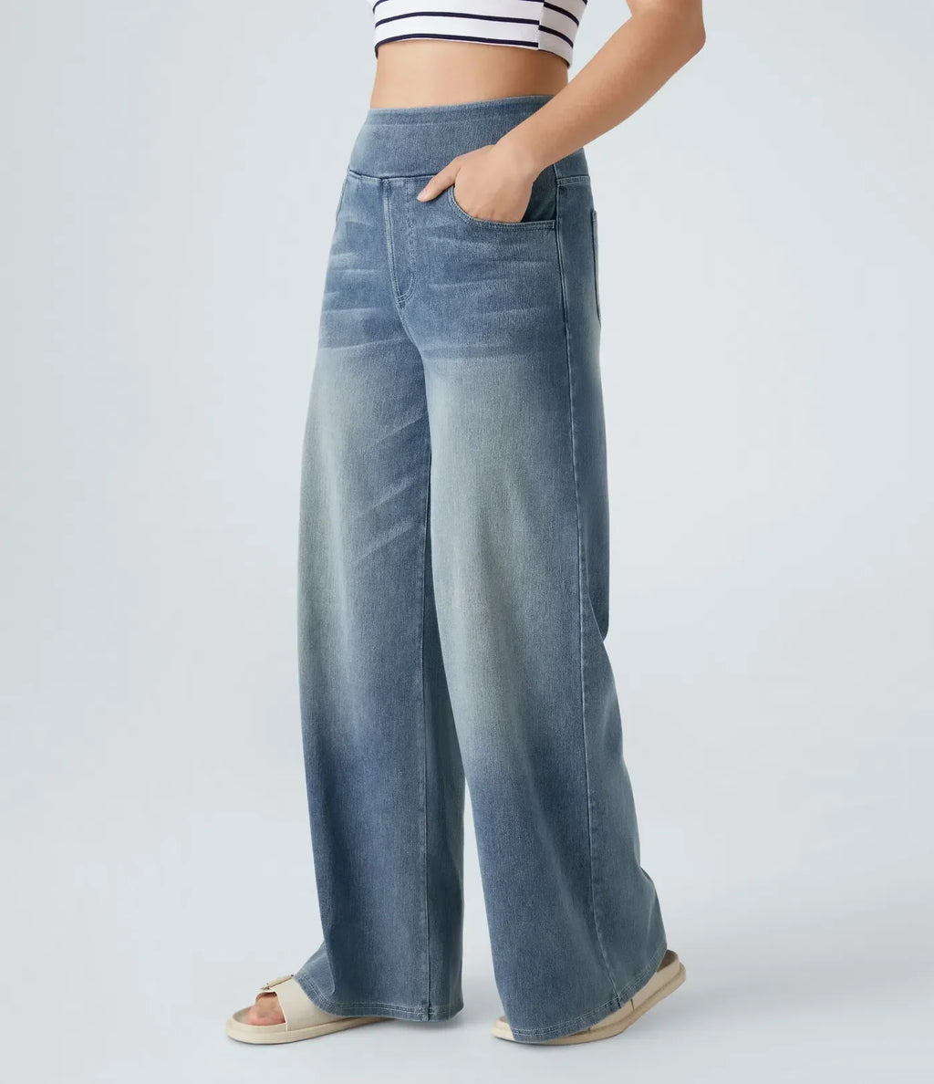 FlexFit™ | Comfortabele & Elastische Broek Met Hoge Taille