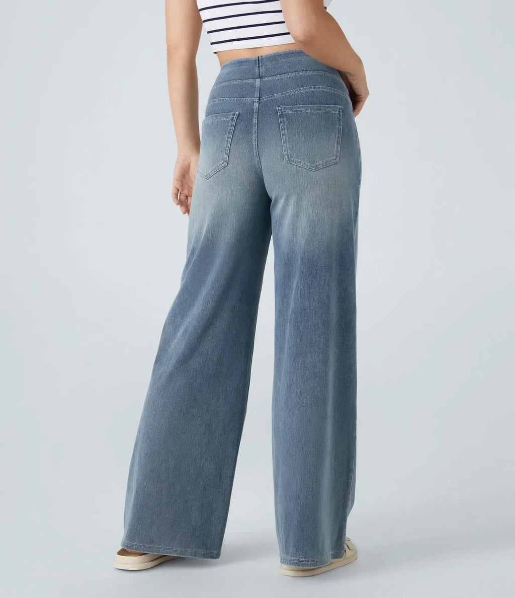 FlexFit™ | Comfortabele & Elastische Broek Met Hoge Taille