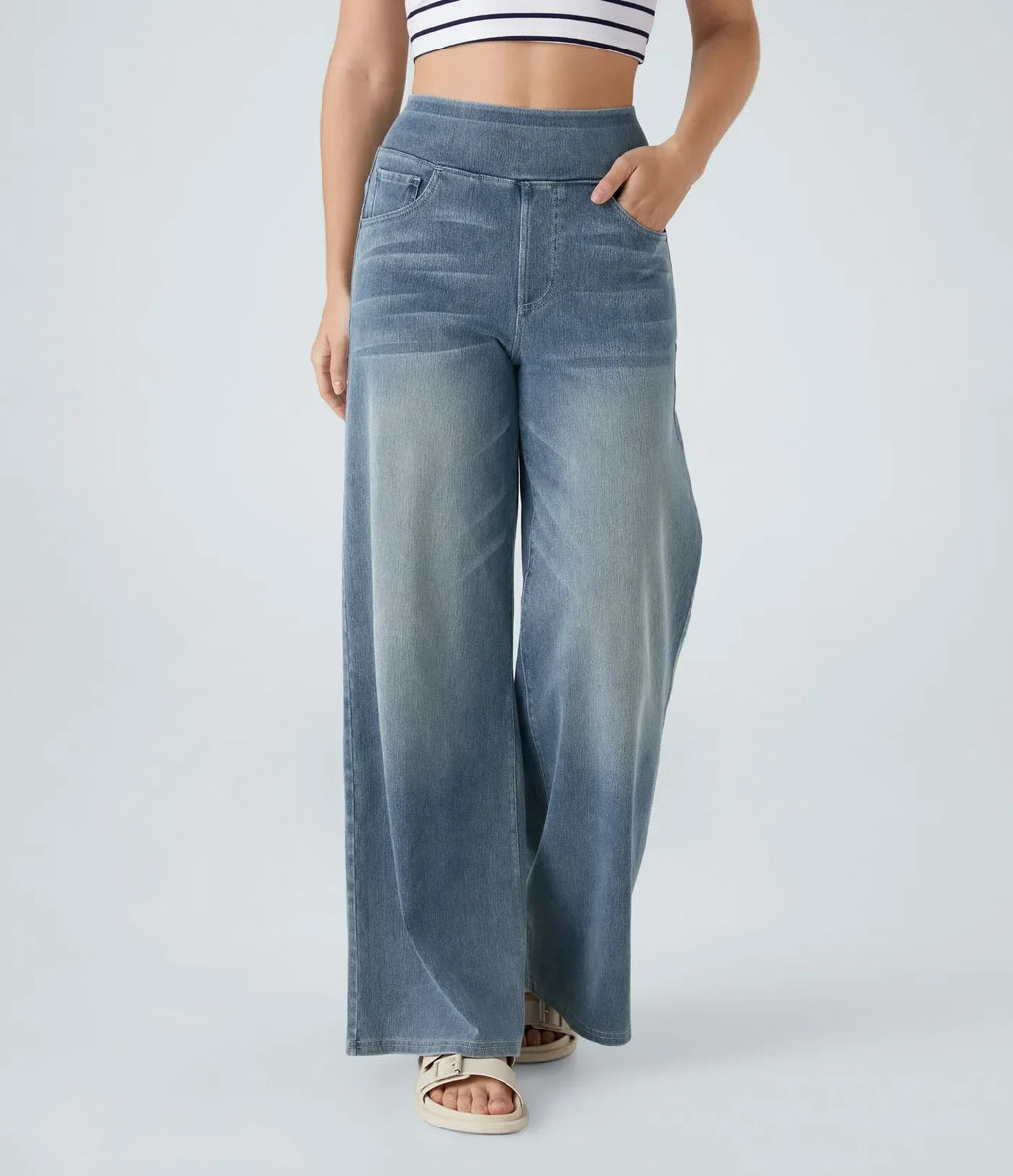 FlexFit™ | Comfortabele & Elastische Broek Met Hoge Taille