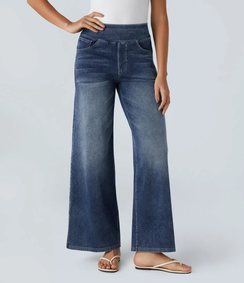 FlexFit™ | Comfortabele & Elastische Broek Met Hoge Taille