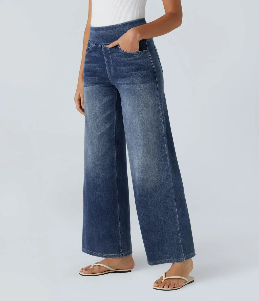 FlexFit™ | Comfortabele & Elastische Broek Met Hoge Taille