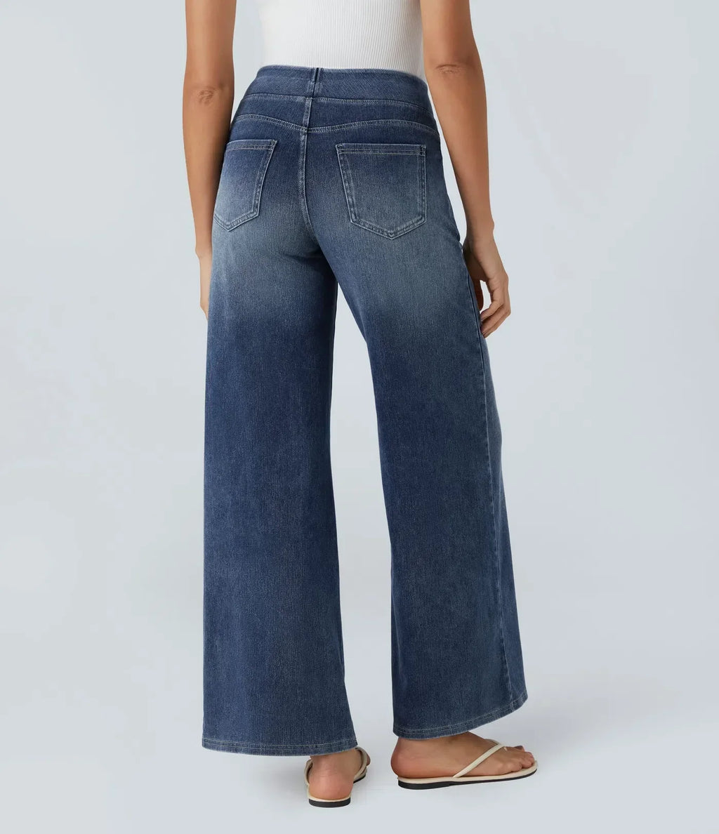 FlexFit™ | Comfortabele & Elastische Broek Met Hoge Taille