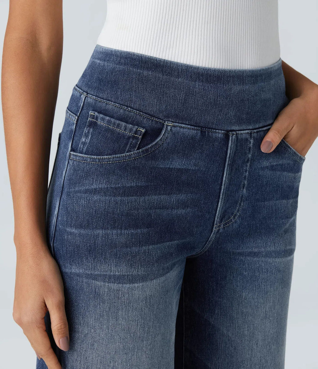 FlexFit™ | Comfortabele & Elastische Broek Met Hoge Taille