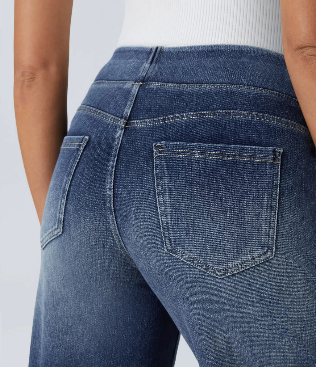 FlexFit™ | Comfortabele & Elastische Broek Met Hoge Taille