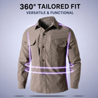 Lichtgewicht, sneldrogende tactische herenset – Shirt en broek met stretch