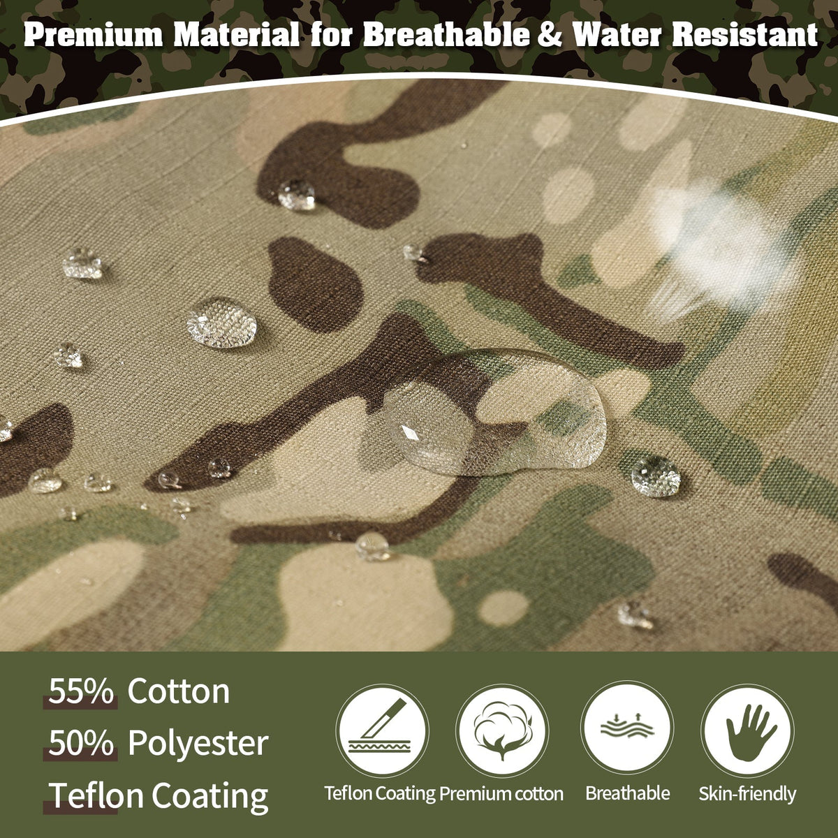 G3 Pro – Tactisch herenuniform met camouflageprint