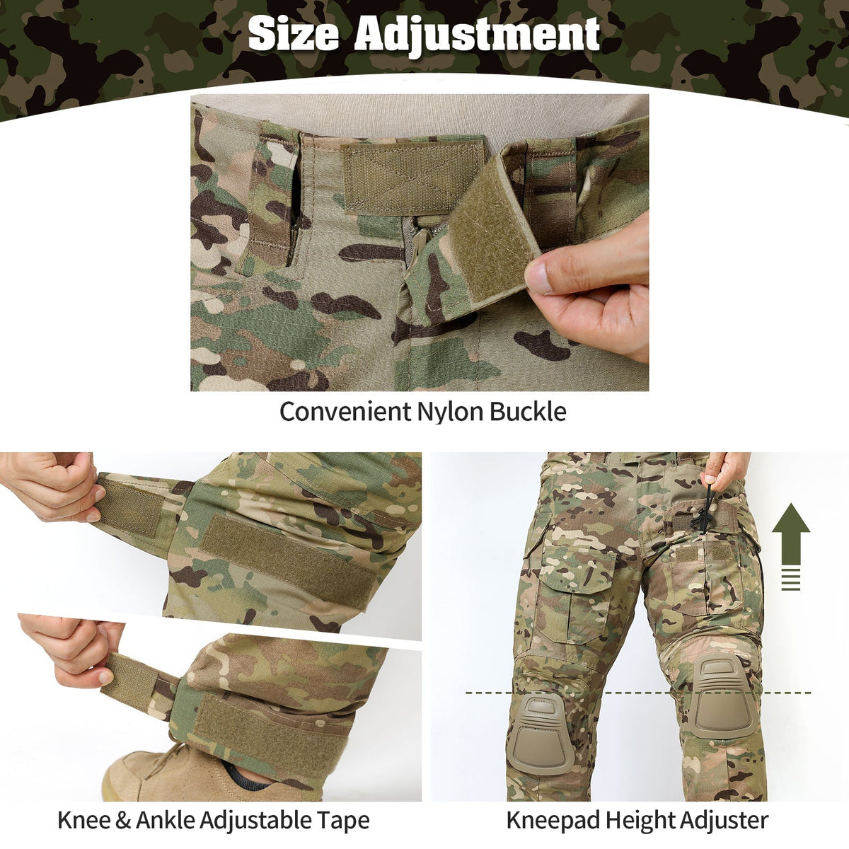 G3 Pro – Tactisch herenuniform met camouflageprint