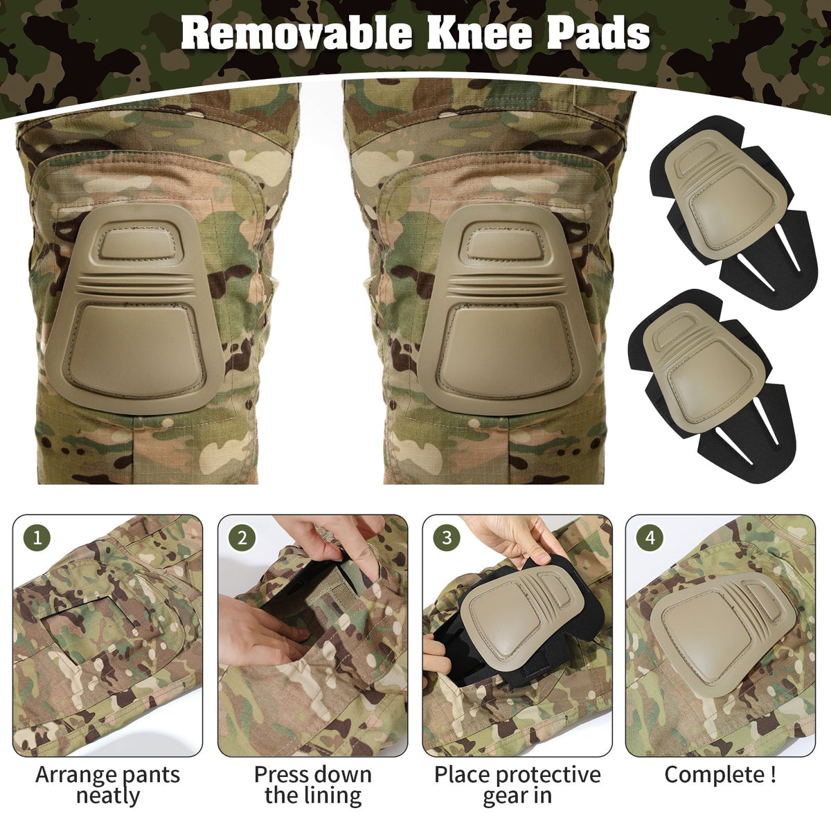 G3 Pro – Tactisch herenuniform met camouflageprint