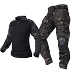 G3 Pro – Tactisch herenuniform met donkere camouflageprint