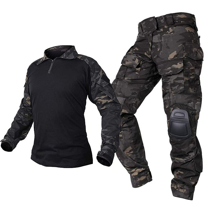 G3 Pro – Tactisch herenuniform met donkere camouflageprint