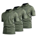 Men's Short Sleeve Quick Dry Battle Top 3-pack