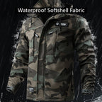 Waterdichte tactische softshell herenset met fleecevoering