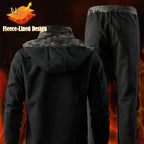 Waterdichte tactische softshell herenset met fleecevoering