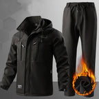 Waterdichte tactische softshell herenset met fleecevoering