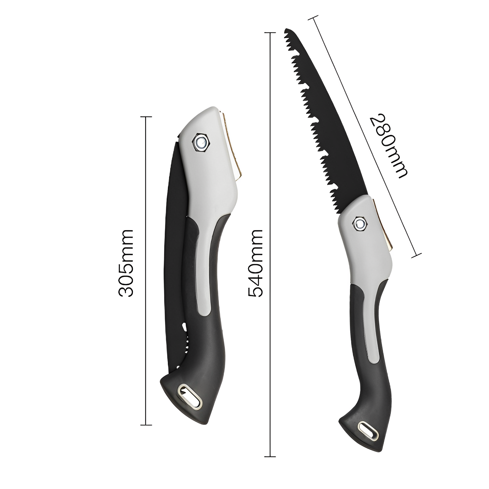 Professionele Zakmes voor Hout, Takkenknipper, Opvouwbaar