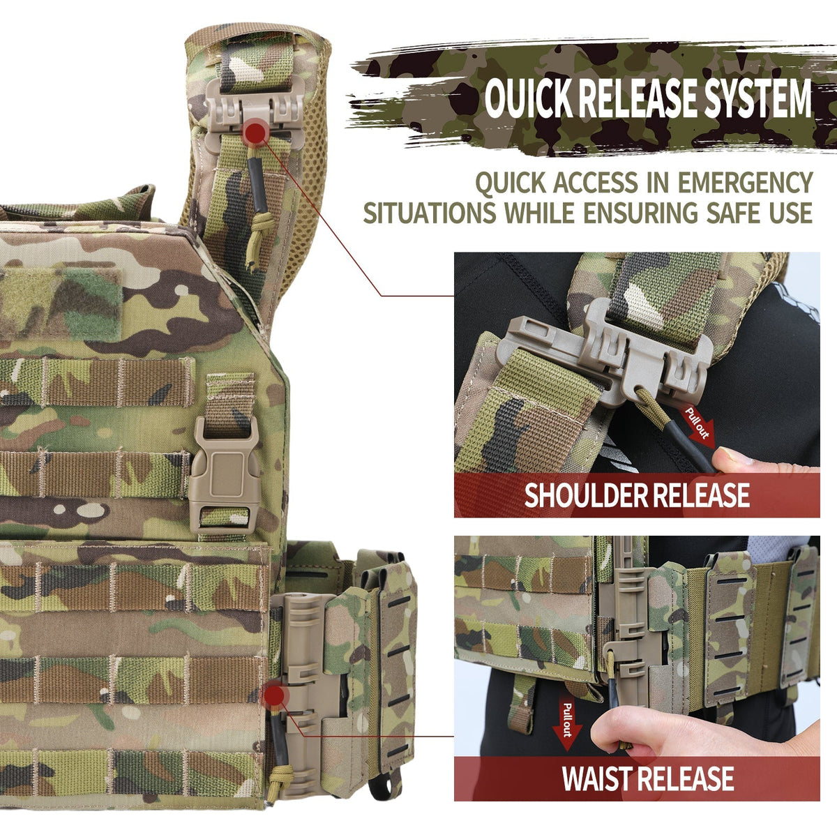 Quick Release Rampage Plate Carrier